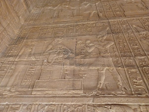 Column with carvings