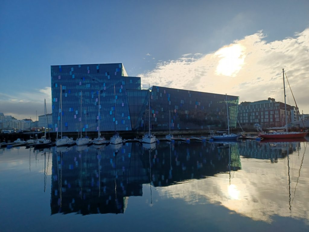 Harpa and some of the sailing fleet