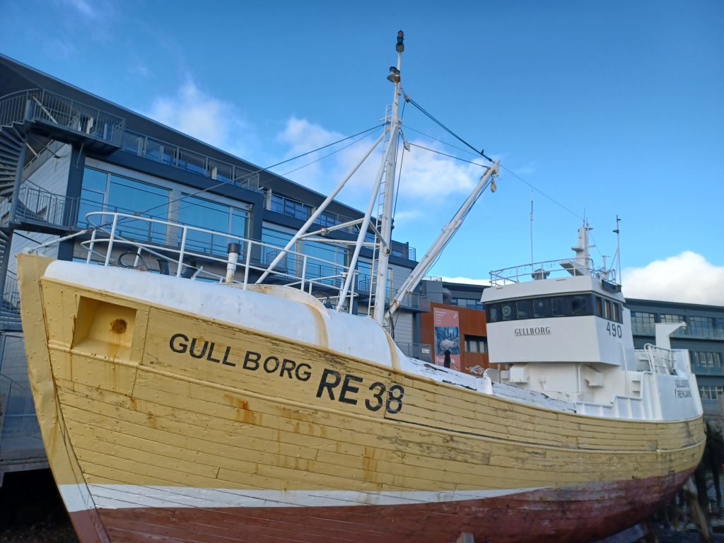 Decommissioned wooden trawler, Maritime Museum, Reykjavík