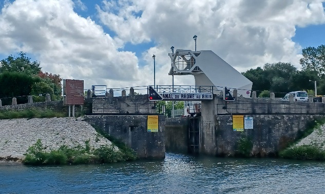 Entrance to the Rhône-Rhine Canal