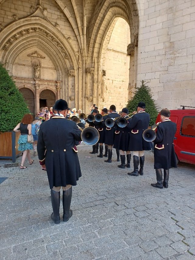 In front of the Collegiate Church of Notre-Dame, Dole