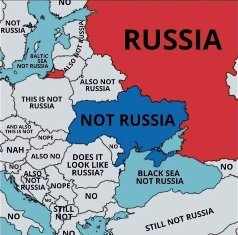 Image showing nations surrounding Russia while Russia at war with Ukraine