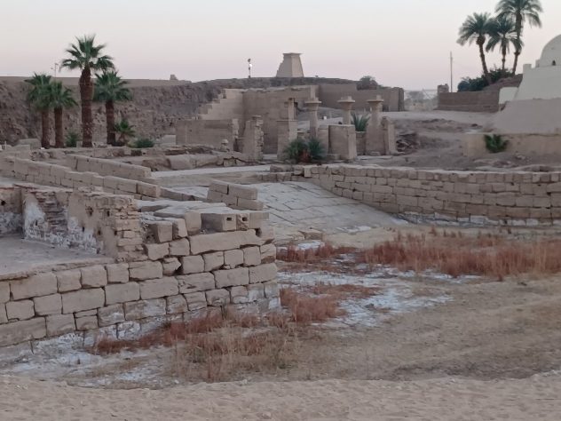 Ramp leading to the Nile that used to flow here, Karnak