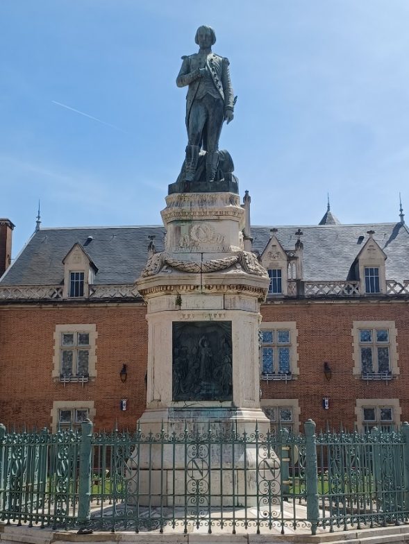 Napoleon statue in front of the Hotel de Ville, Auxonne