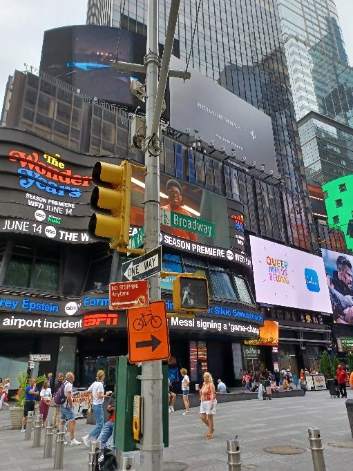 Billboards in Times Square