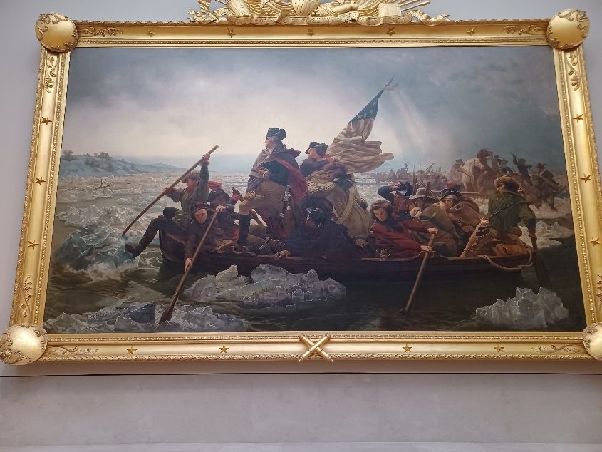 Washington crossing the Delaware by Emmanuel Leutze