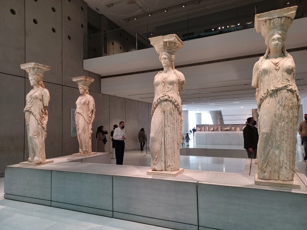 Caryatids, Acropolis Museum