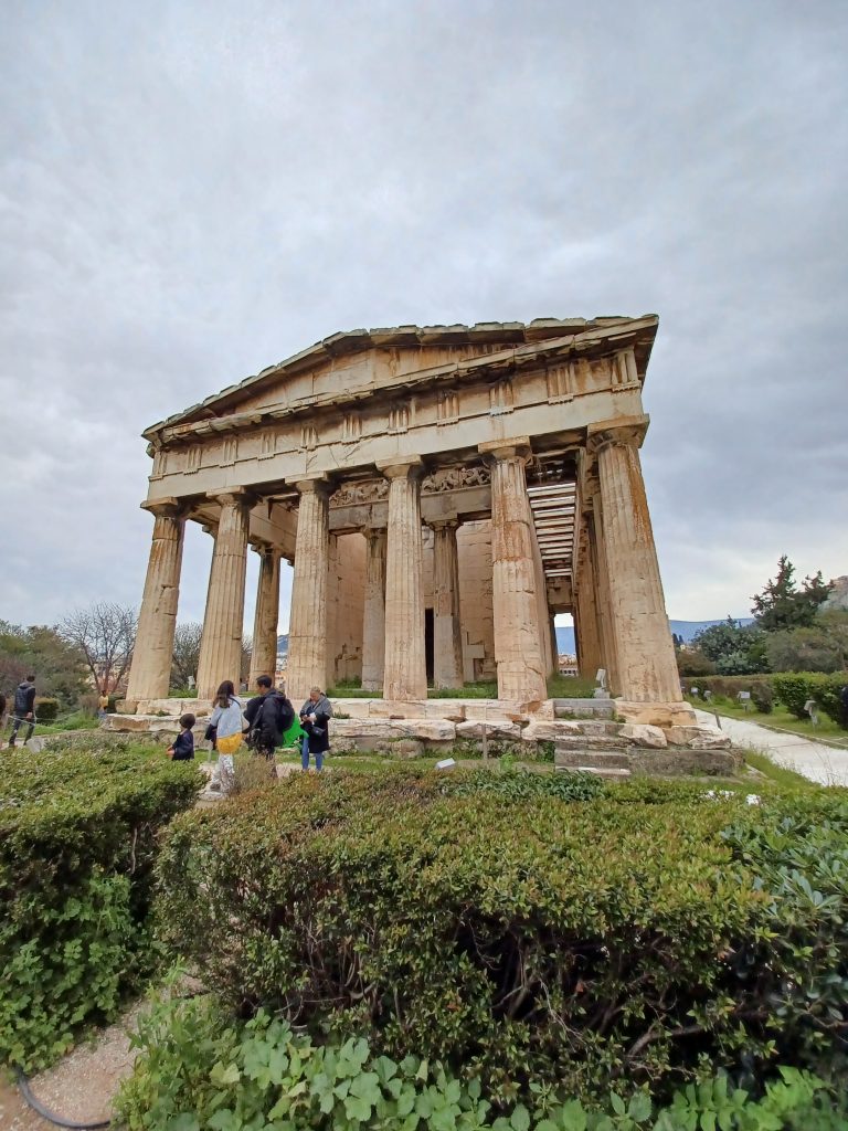 Temple of Hephaestus, rear view