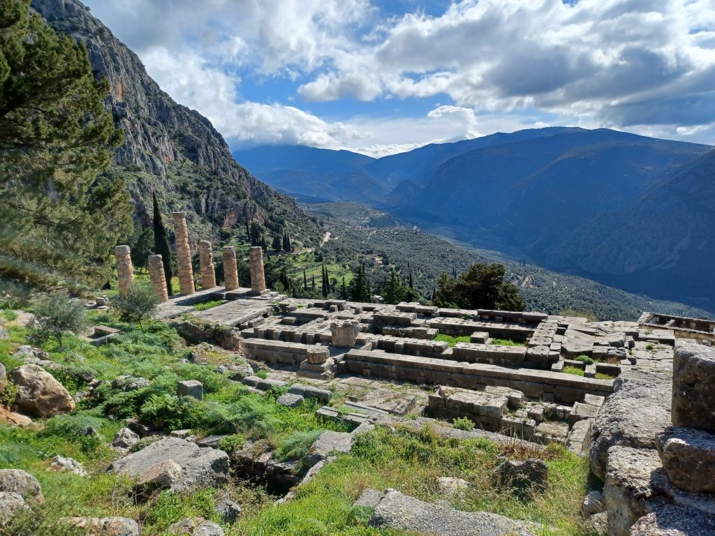 Temple of Apollo, site of the Oracle, Delphi