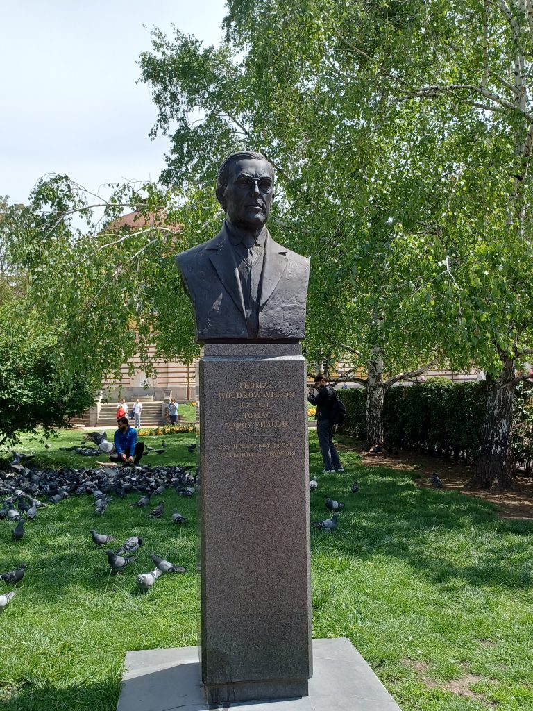 Bust of Thomas Woodrow-Wilson