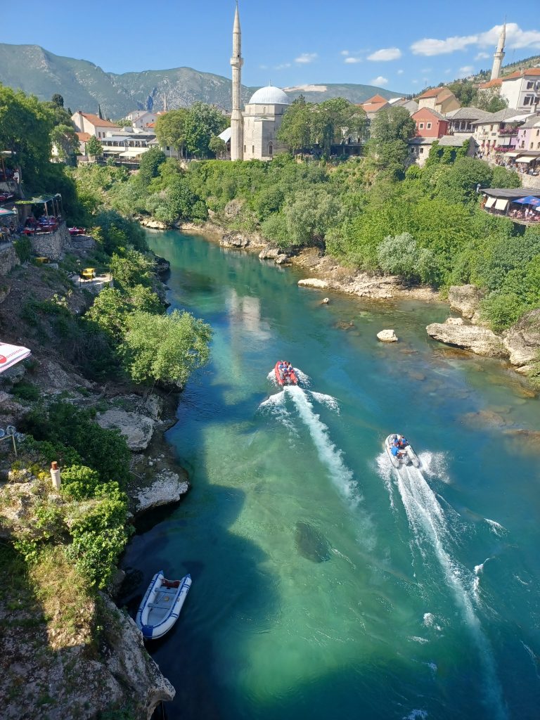 Speed boat trips on the River Neretva