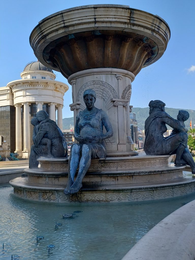 Olympia, mother of Alexander the Great, Skopje
