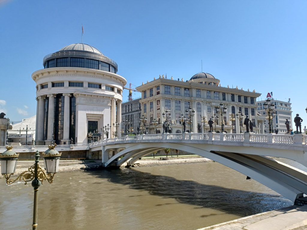Neoclassical buildings, Skopje
