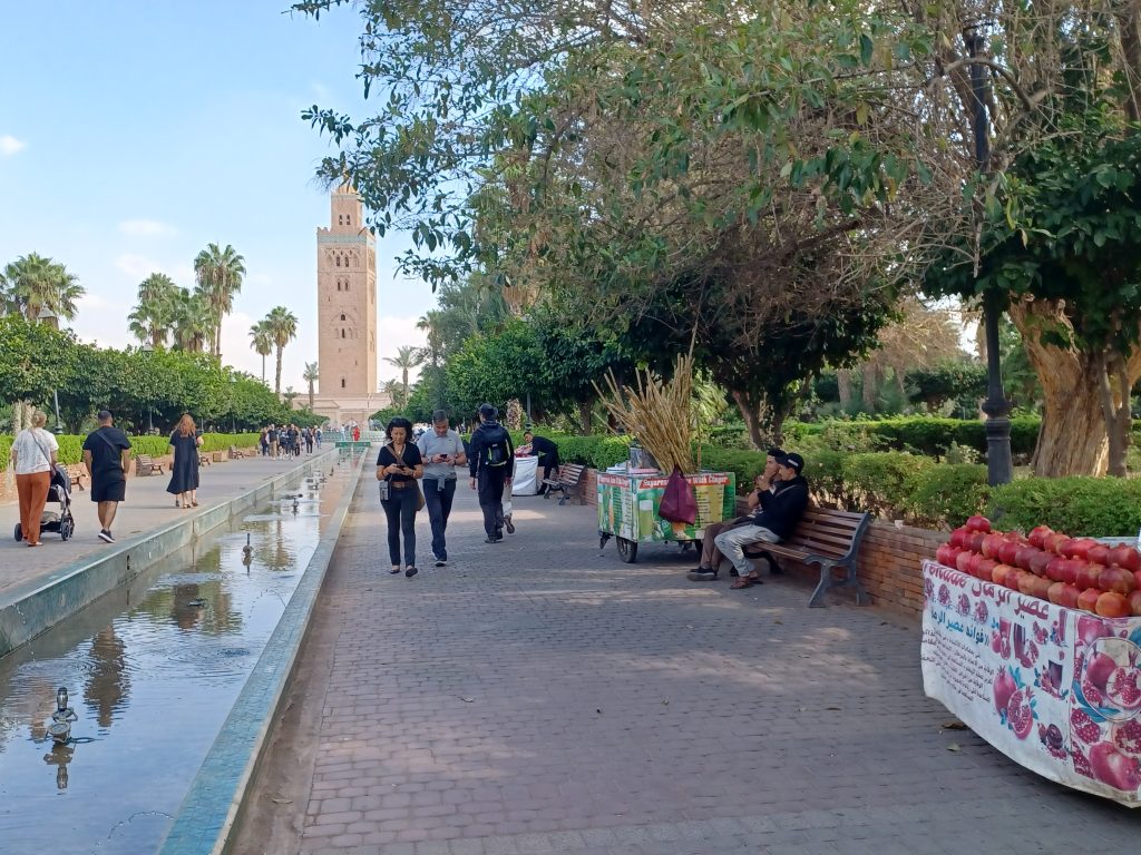 Approach to Koutoubia Mosque