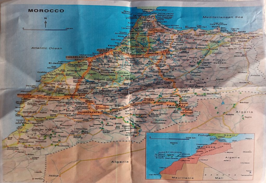 Map of Morocco