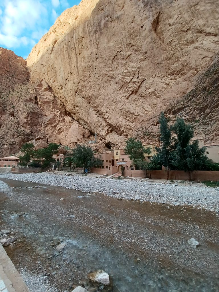 Rock fall, Todra Gorge