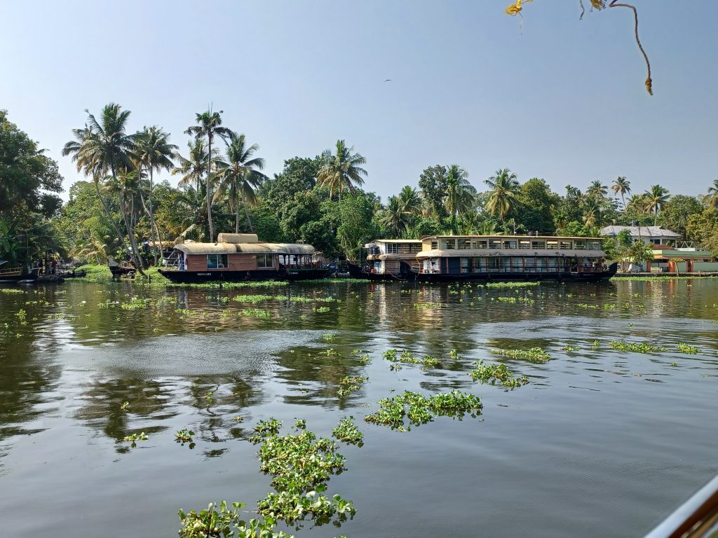 Kettuvallam on the backwaters at Alleppey, India