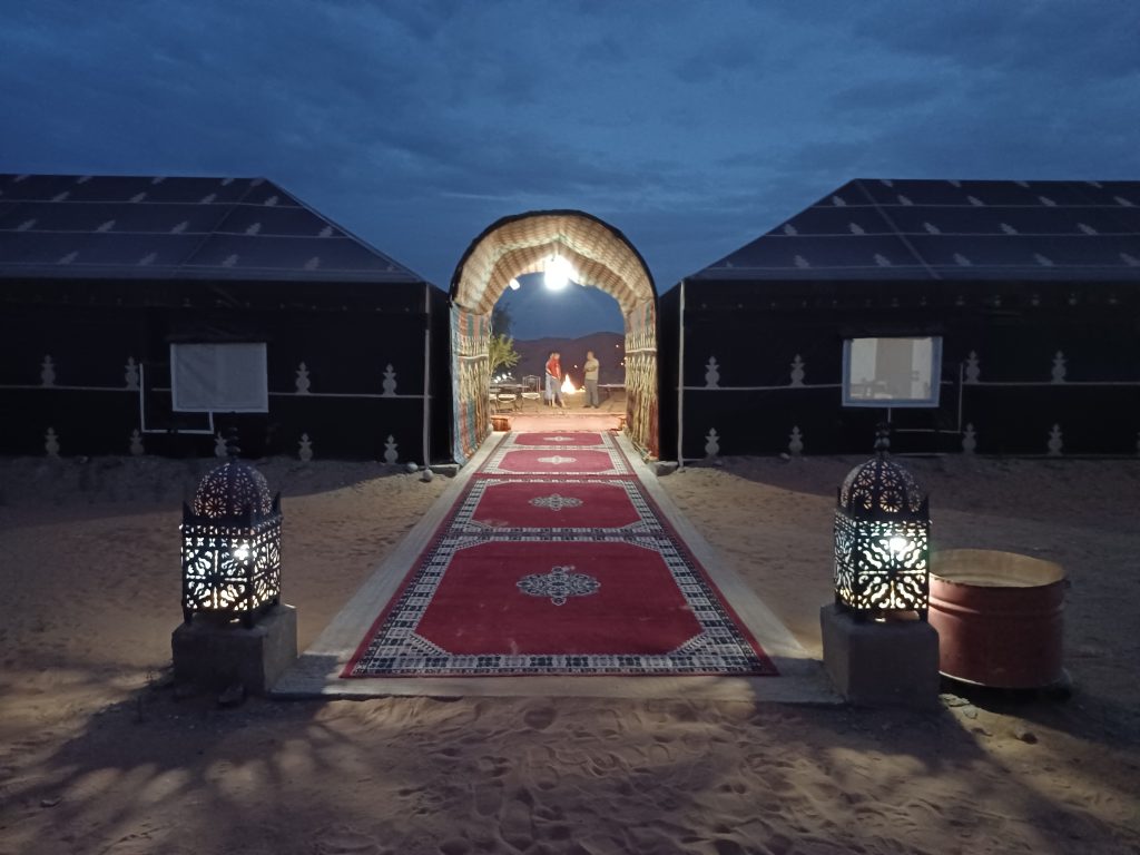 Merzouga glam camp, Morocco