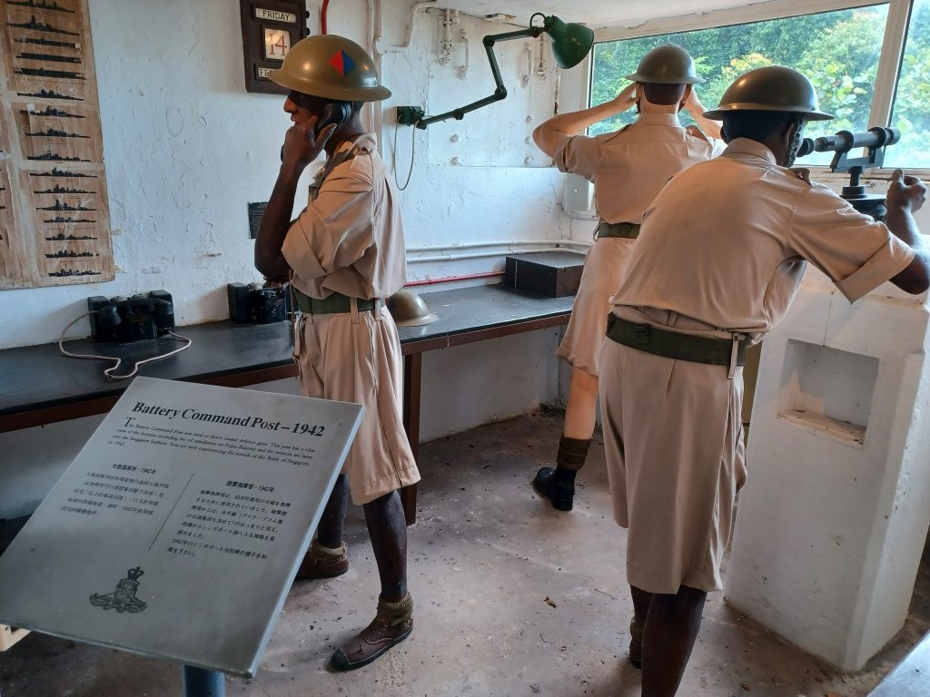 Interior of Command Post, Fort Siloso