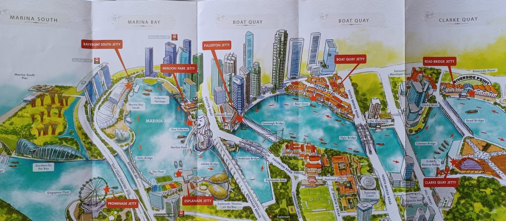 Singapore River Cruise map