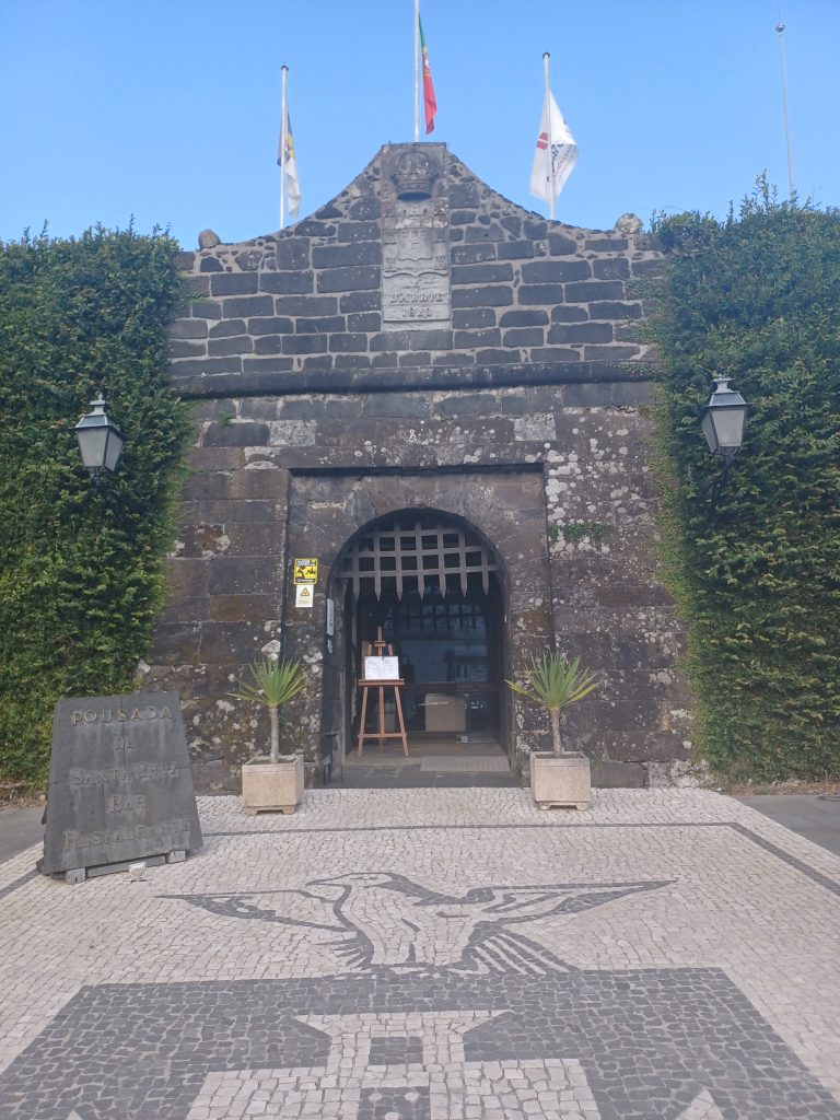 Part of Old fort of Santa Cruz, now a pousada, Horta, Faial