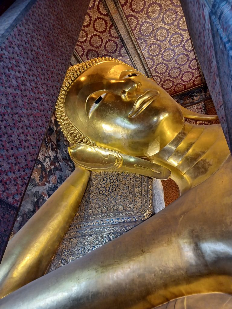 Face of Reclining Buddha, Wat Pho