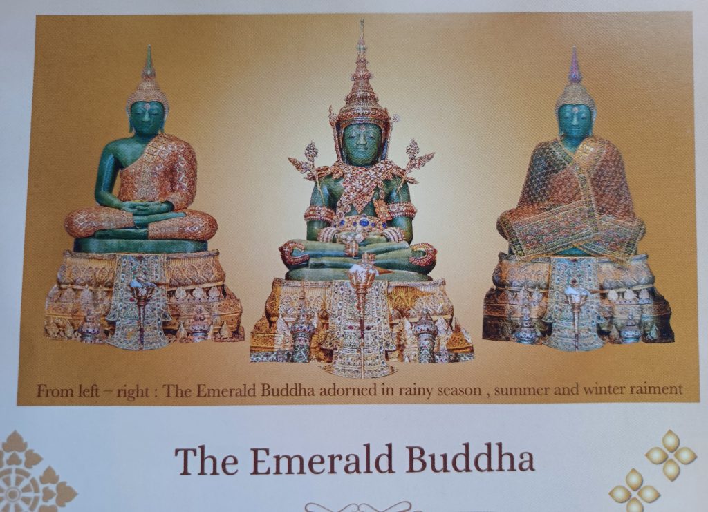 The Emerald Buddha. From the  official Grand Palace Guide in English