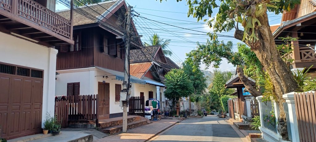 Shady street, Luang Prabang
