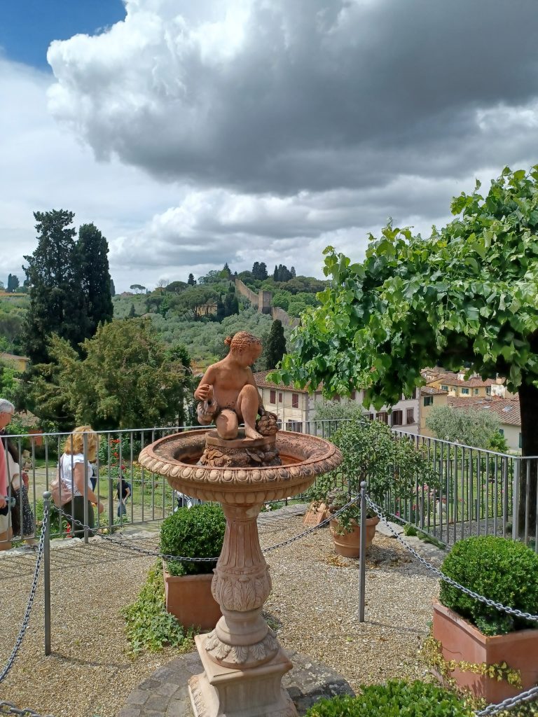 View of the Medieval Walls from the Rose Garden