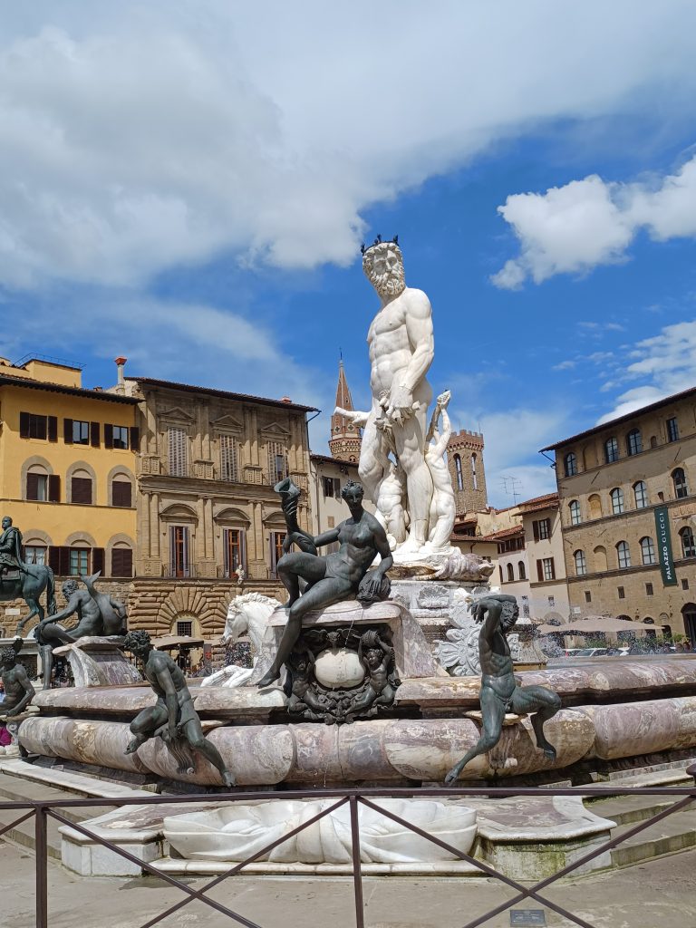Fountain of Neptune by Bartolommeo Amanatti