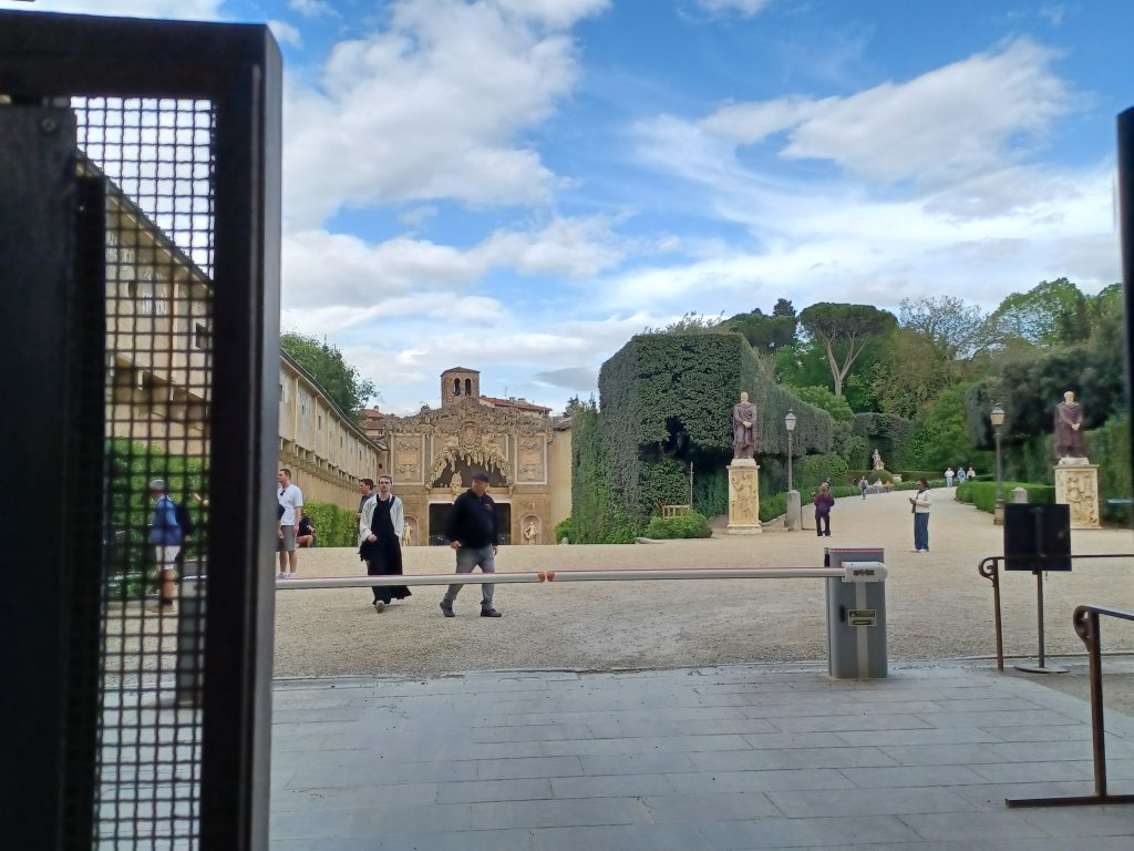 Boboli Gardens behind Palazzo Pitti