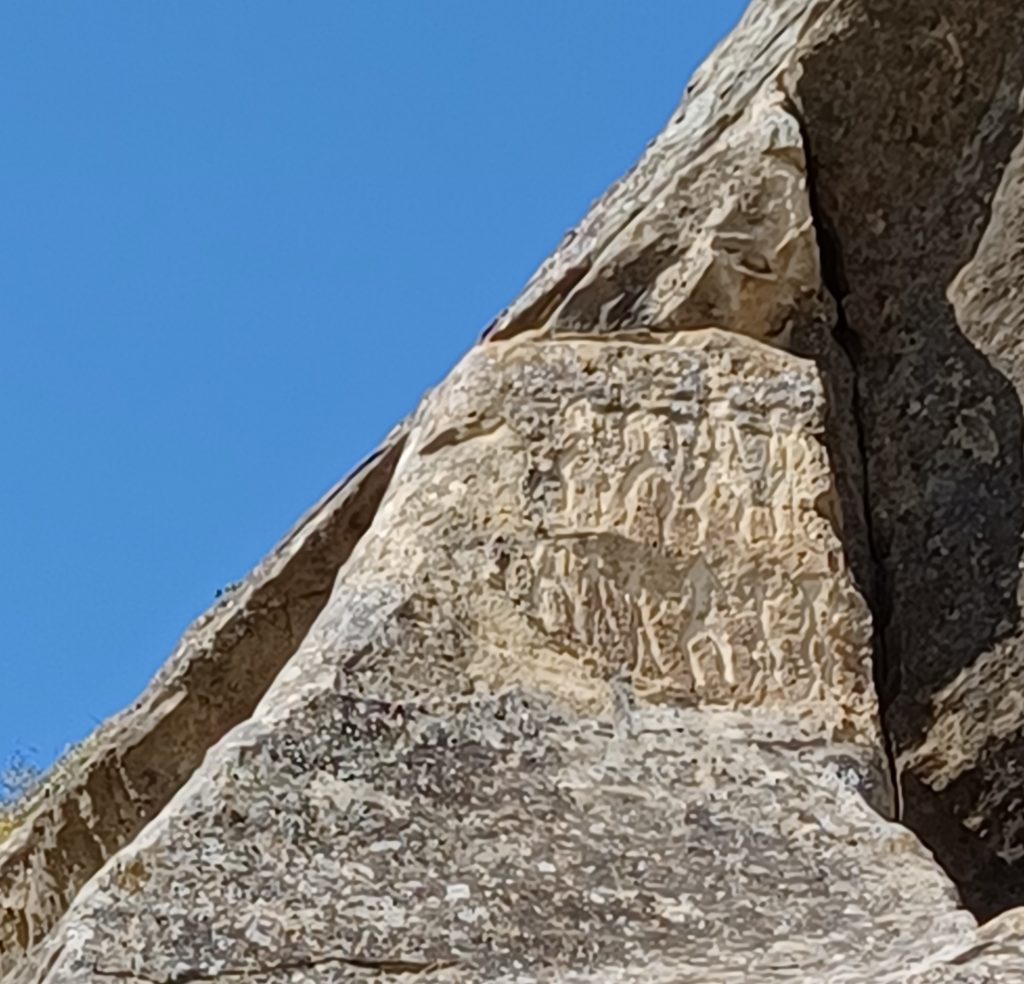 Human figures, Qobustan Petroglyph Reserve