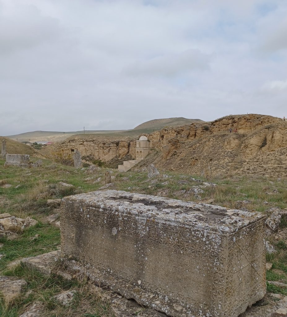 Diri Baba Mausoleum with cemetery opposite