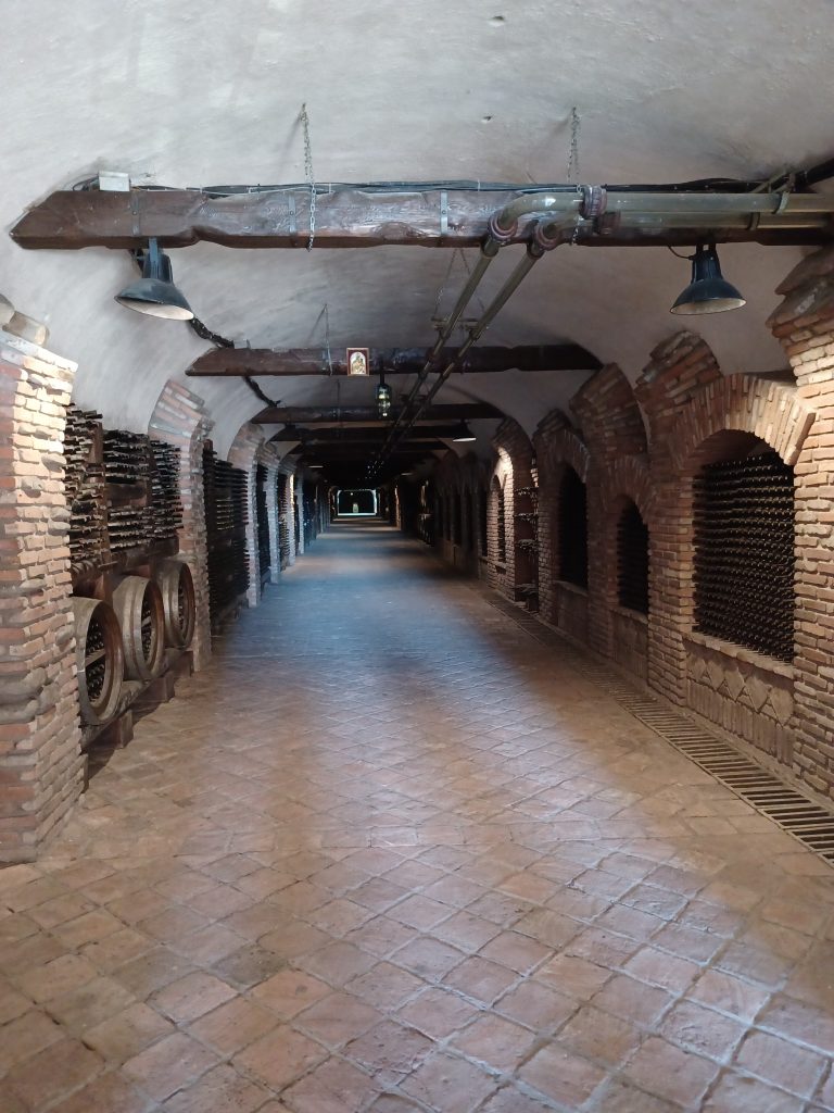 Khareba wine tunnel