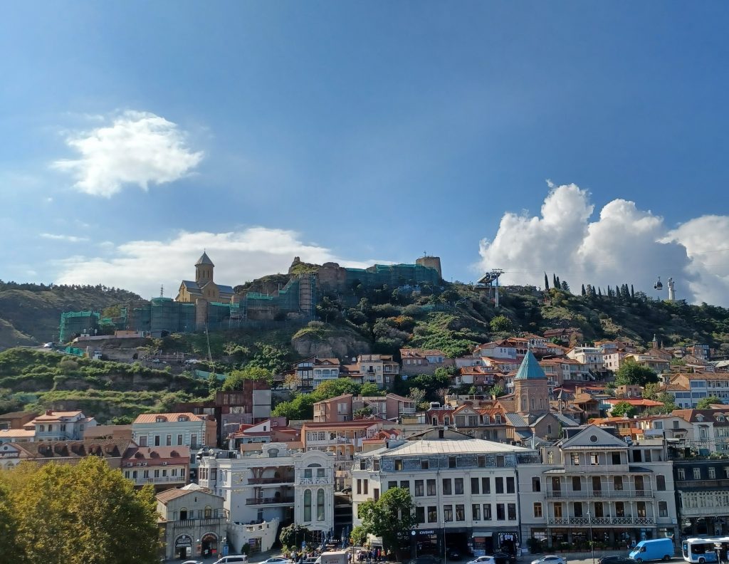Narikala Fortress atop Sololaki Ridge, Tbilisi