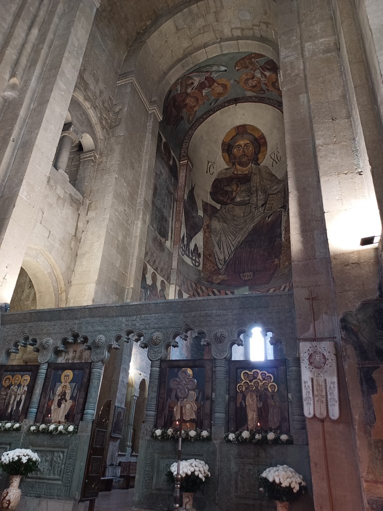 Jesus Christ fresco, Svetiskhoveli Cathedral