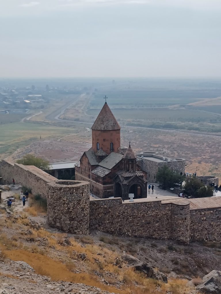 Khor Virap Monastery from the hill behind