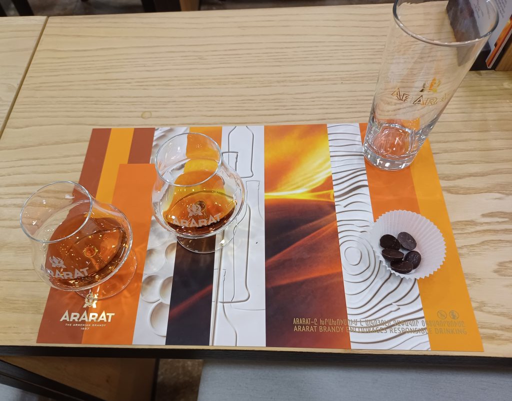 Ararat Brandy Tasting