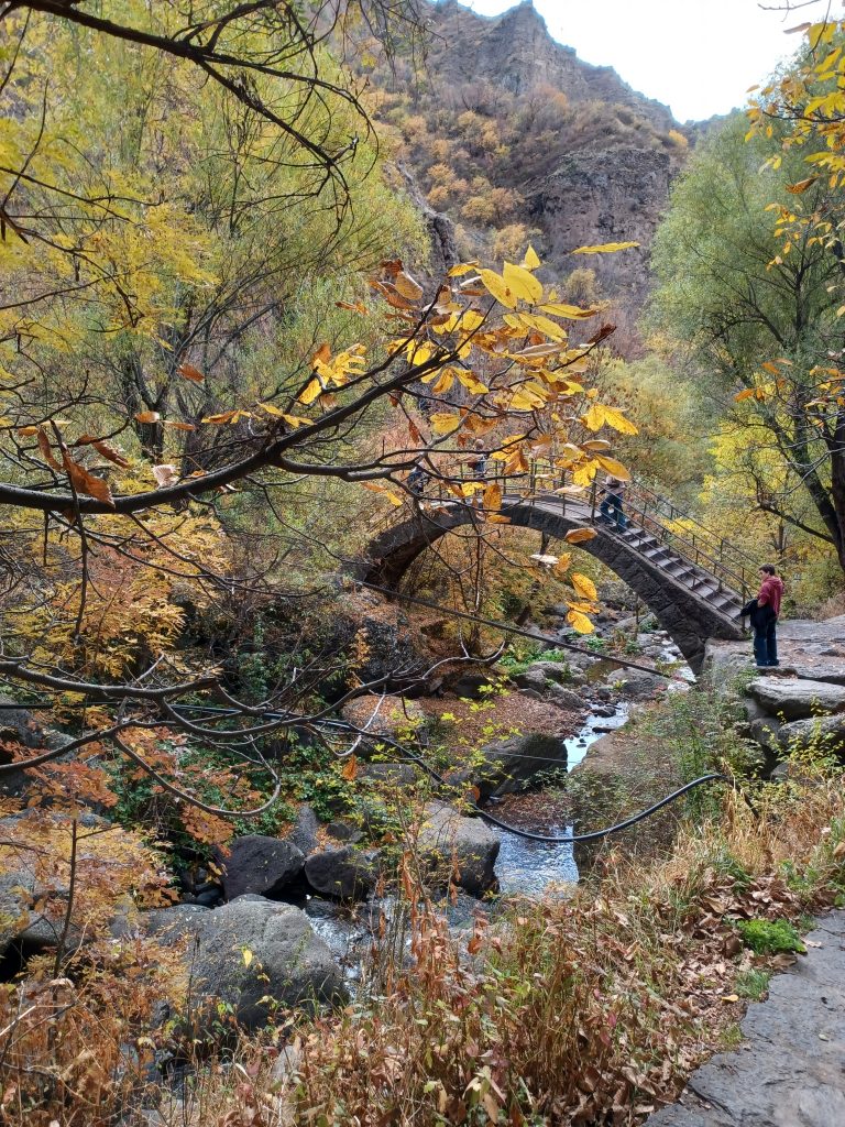 Rustic bridge, Geghard Monastery