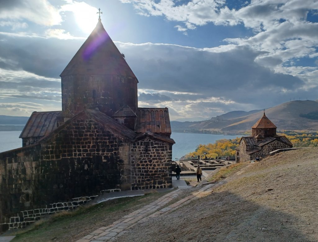 Surb Arakelots, left, Surb Astvatsatsin, right