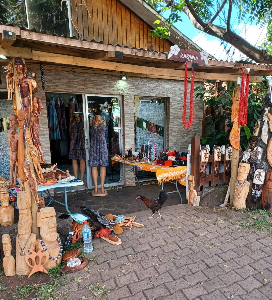 Souvenir shops, Hanga Roa