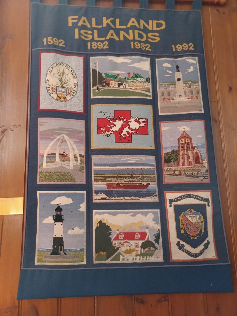 Tapestry in Christ Church Cathedral, Port Stanley