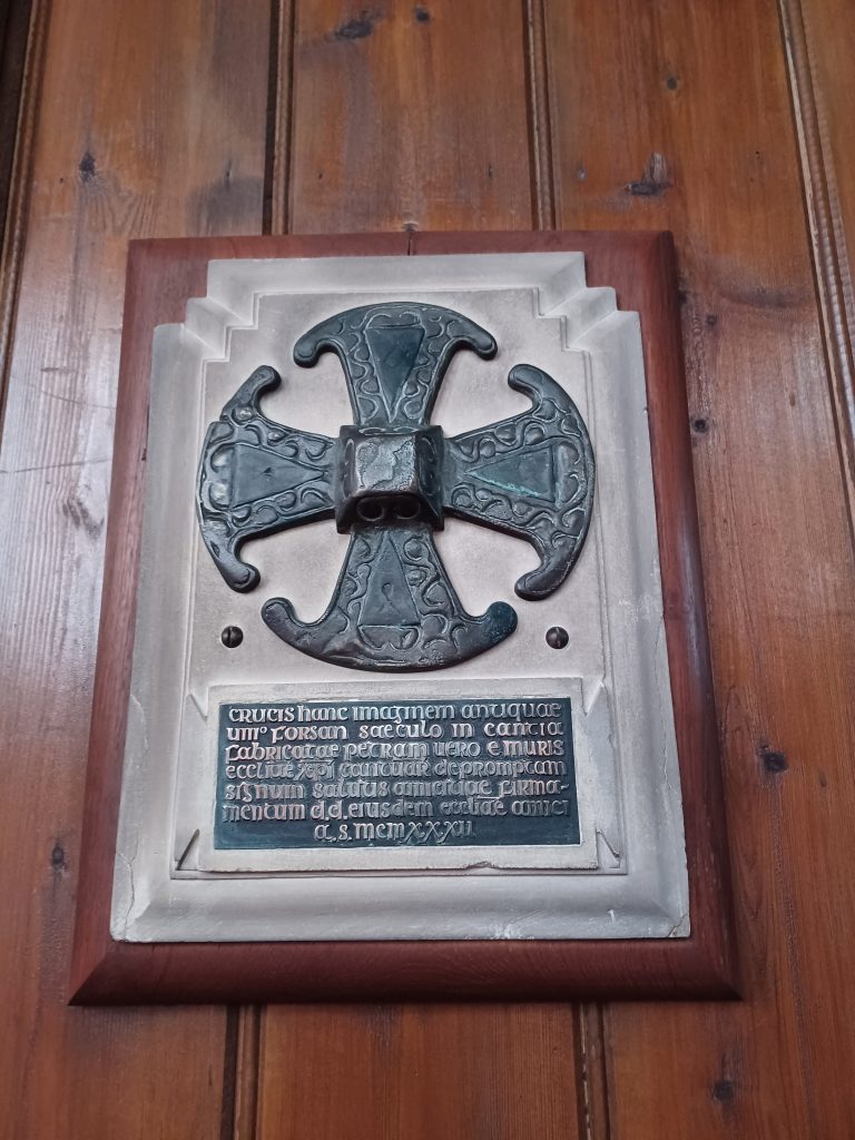 Antique Cross from Canterbury Cathedral, Christ Church Cathedral, Port Stanley