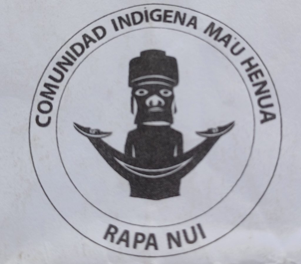 Logo on Rapa Nui National Park permit