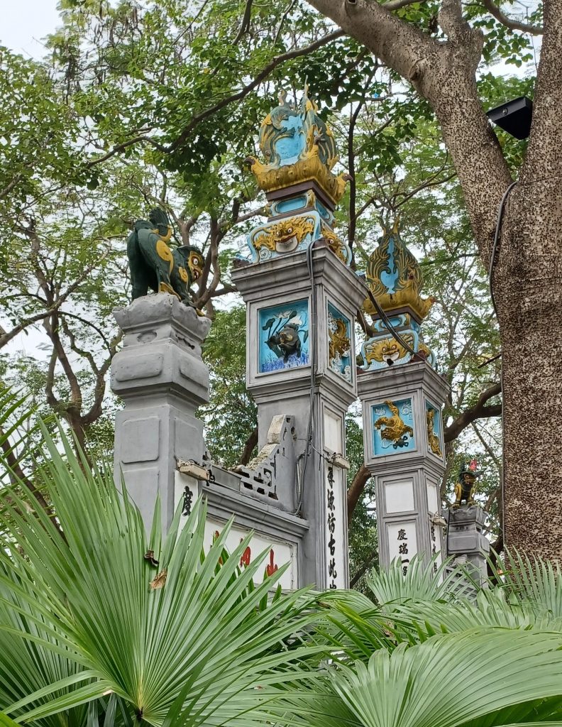 Entrance to Ngoc Son Temple