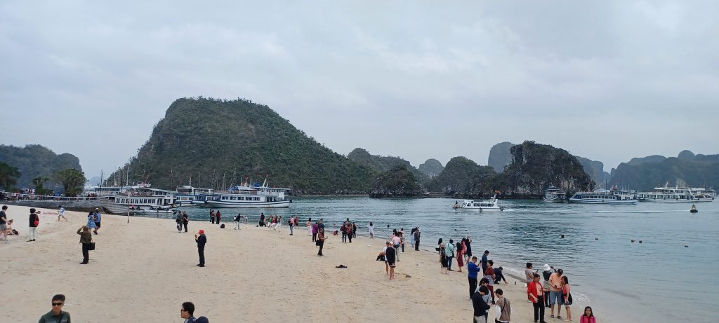 Beach, Titop Island, Halong Bay