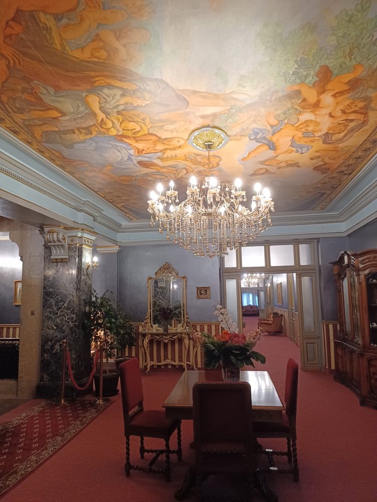 Reception area, NF Palace Hotel, Bucharest