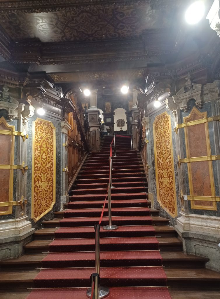 Main staircase, Peleş Castle