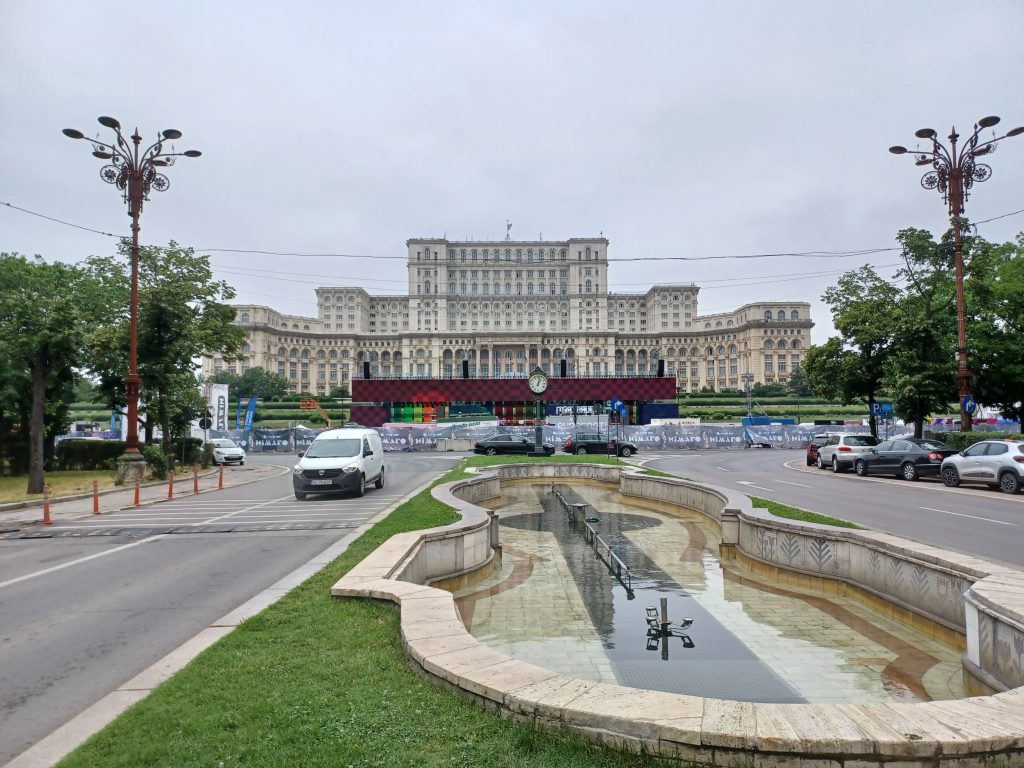 Palace of the Parliament and the Union Boulevard