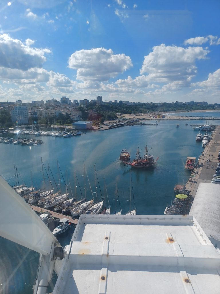 View from the Tomis Eye Ferris Wheel, Constanta